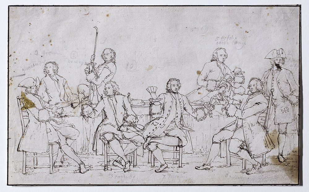 Studie voor een groepsportret